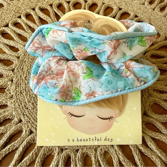 Other - Floral Hair Scrunchie Set